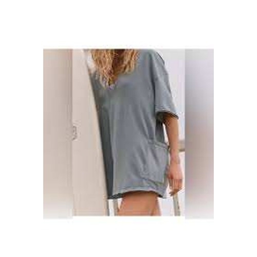 Free People Movement Hot Shot Tee Romper in Pale Blue Size‎ Small